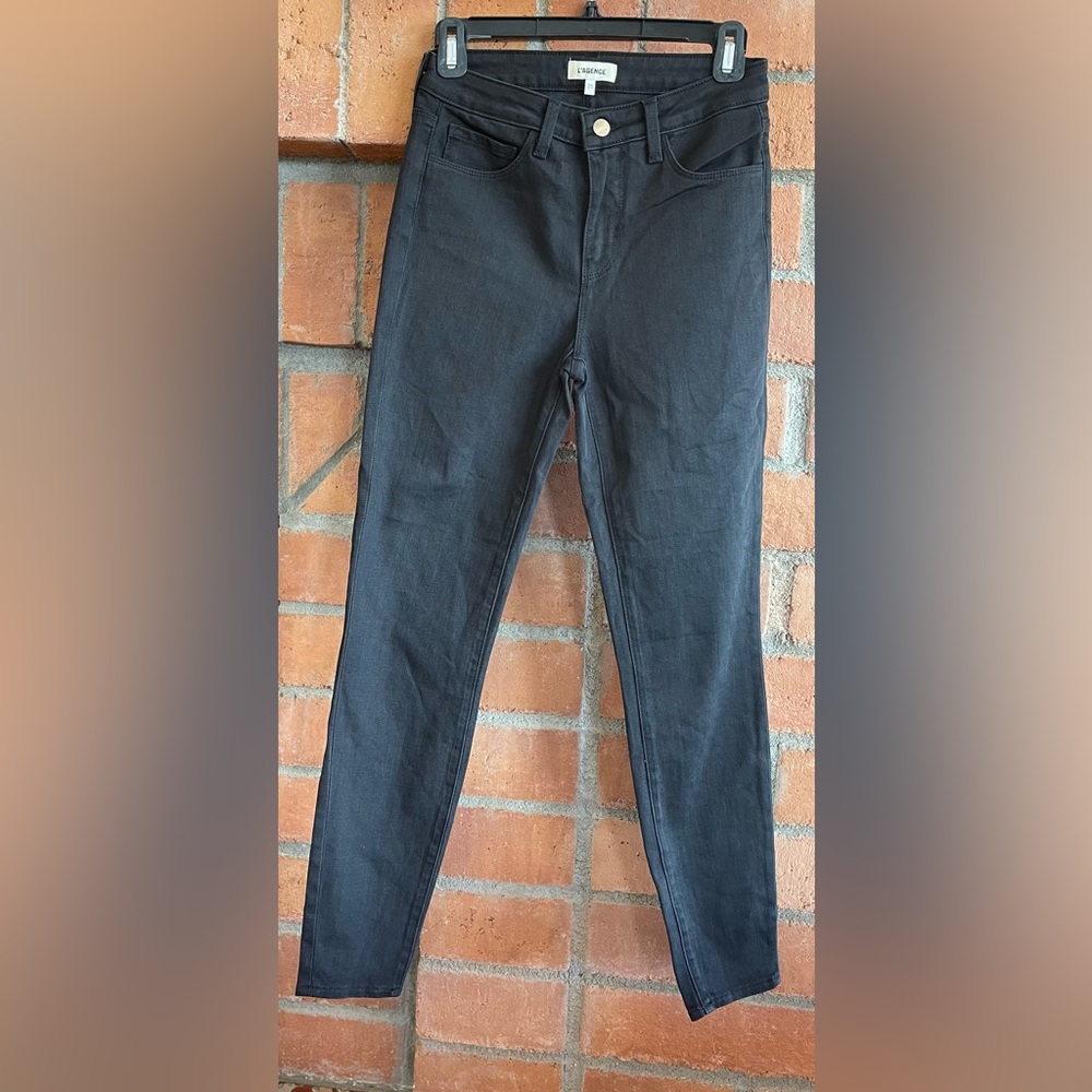 L’Agence Black Skinny Jeans. Size 25